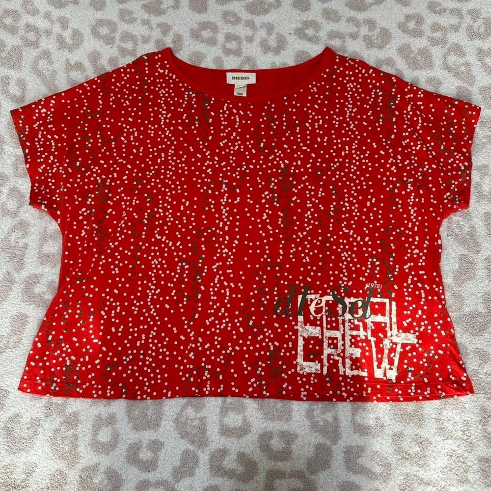 Rare Y2K Diesel‎ "Crew" graphic tee